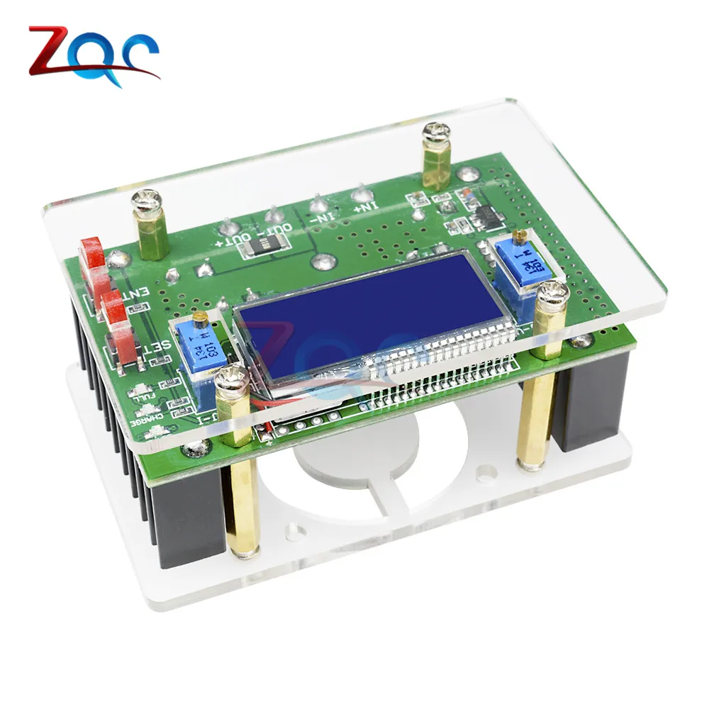 CC/CV Регулируемый DC 10 60V к 32V 10A понижающий преобразователь модуль питания ЖК