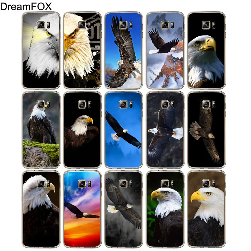 DREAMFOX M466 Eagle Soft TPU Silicone Case Cover For Samsung Galaxy Note S 6 7 8 9 10 10e 11 11e Lite Edge Plus |