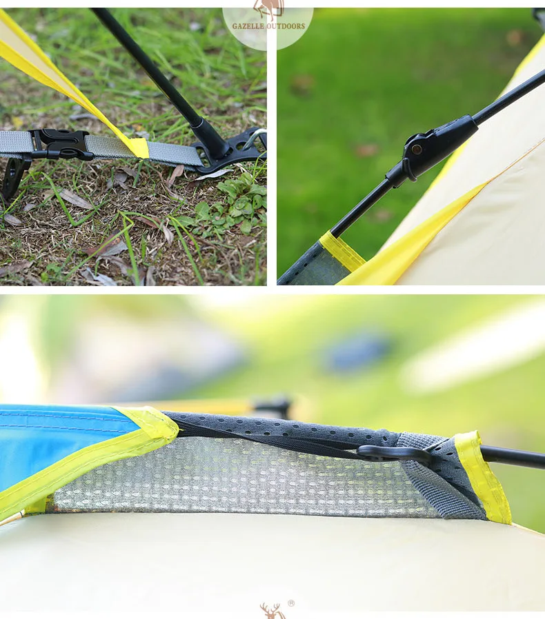 3~4Persons Camping Tent Hydraulic Quick open Pop-up | Всё для походов и кемпинга