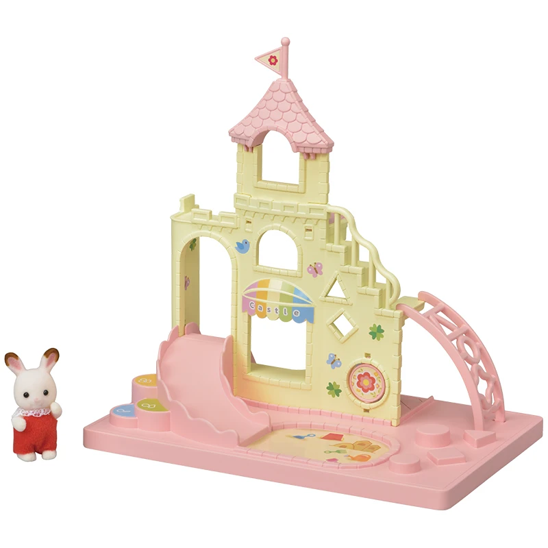 Игрушечный домик для кукол детский замок игровая площадка фигурка игровой набор