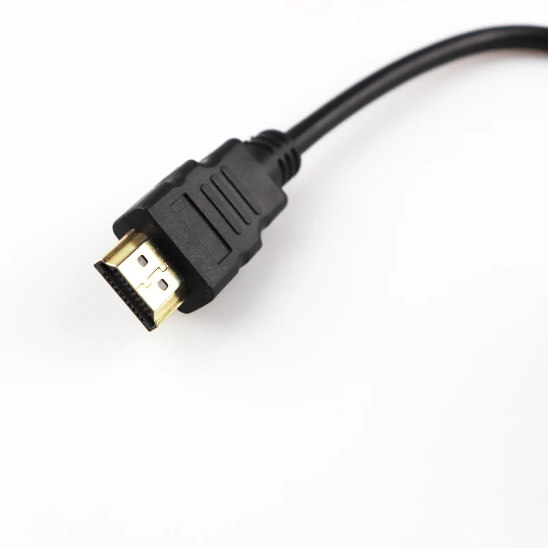 HDMI к VGA адаптер цифро-аналоговый видео аудио конвертер Кабель HDMI 2 VGA разъем для Xbox 360 для PS4 ПК ноутбук ТВ коробка