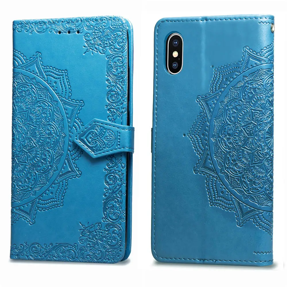 Чехол для apple iphone 6 6S 7 8 plus X XS max XR Кожаный флип чехол iphoneX защитный