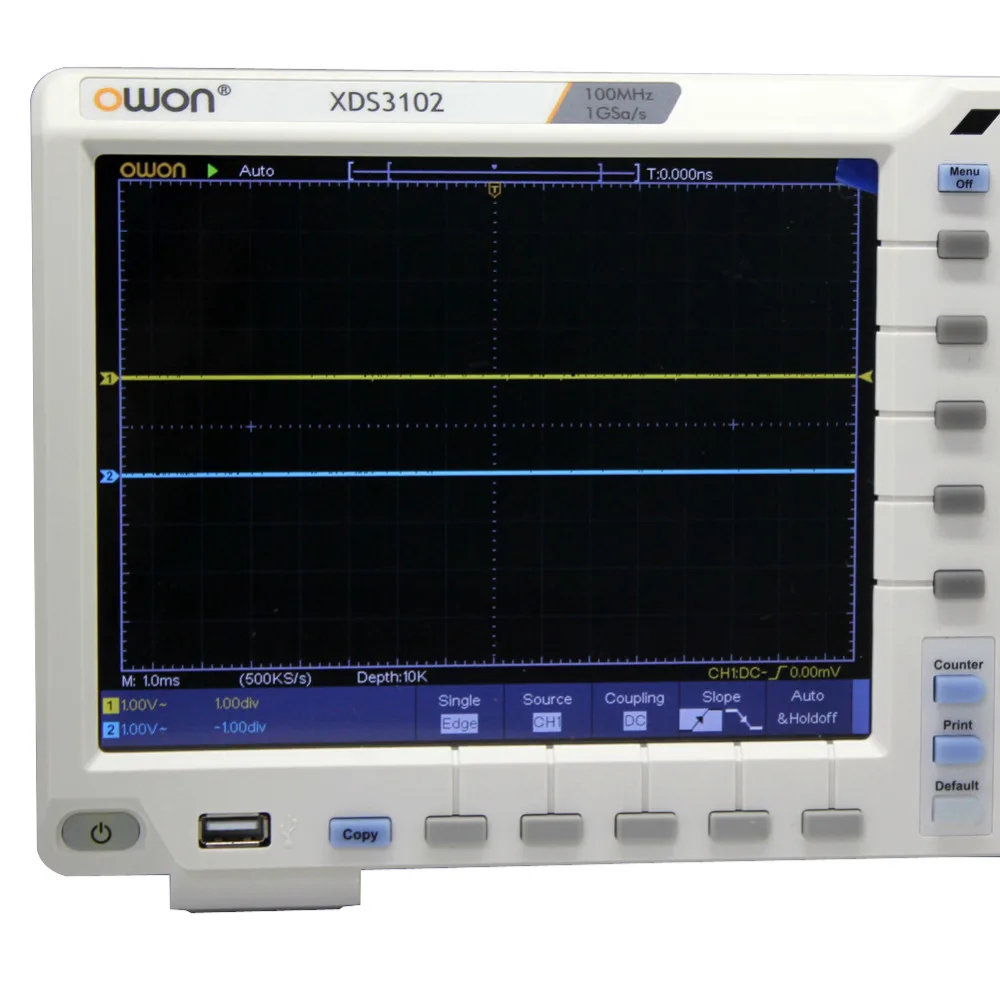 OWON XDS3102 100 МГц 1G осциллограф datalogger rmultimeter генератор сигналов опционально|owon 100mhz|owon