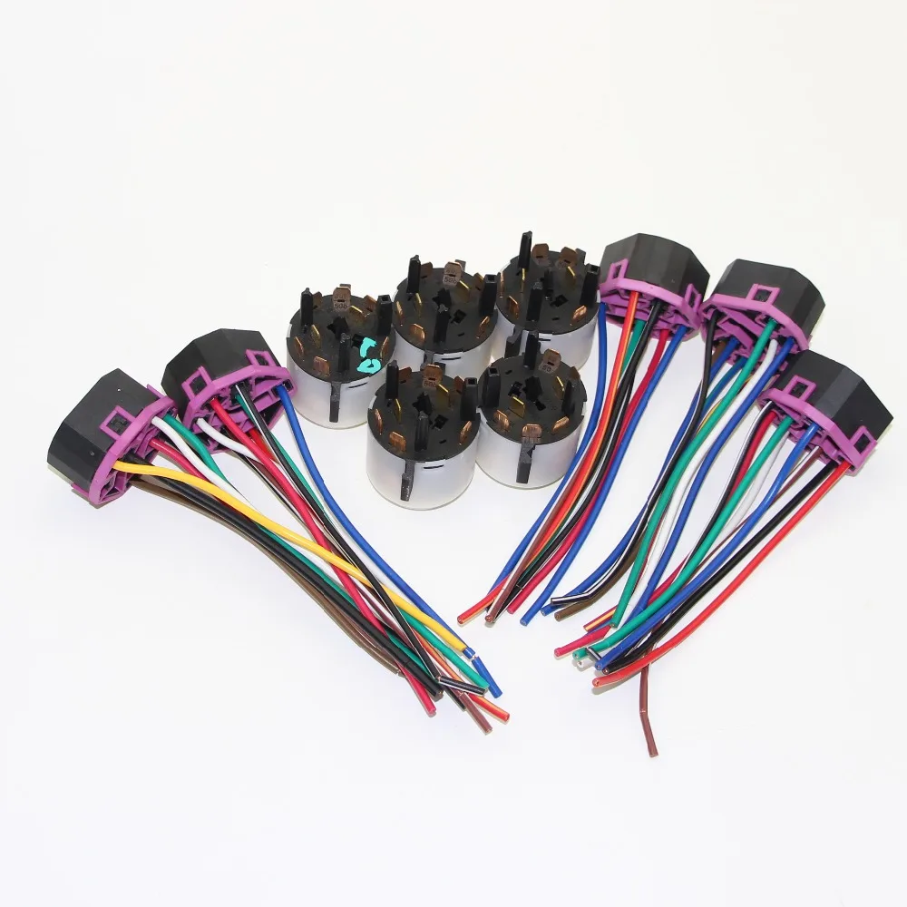 5 комплектов OEM Электрический переключатель зажигания + Кабельная вилка для VW Jetta