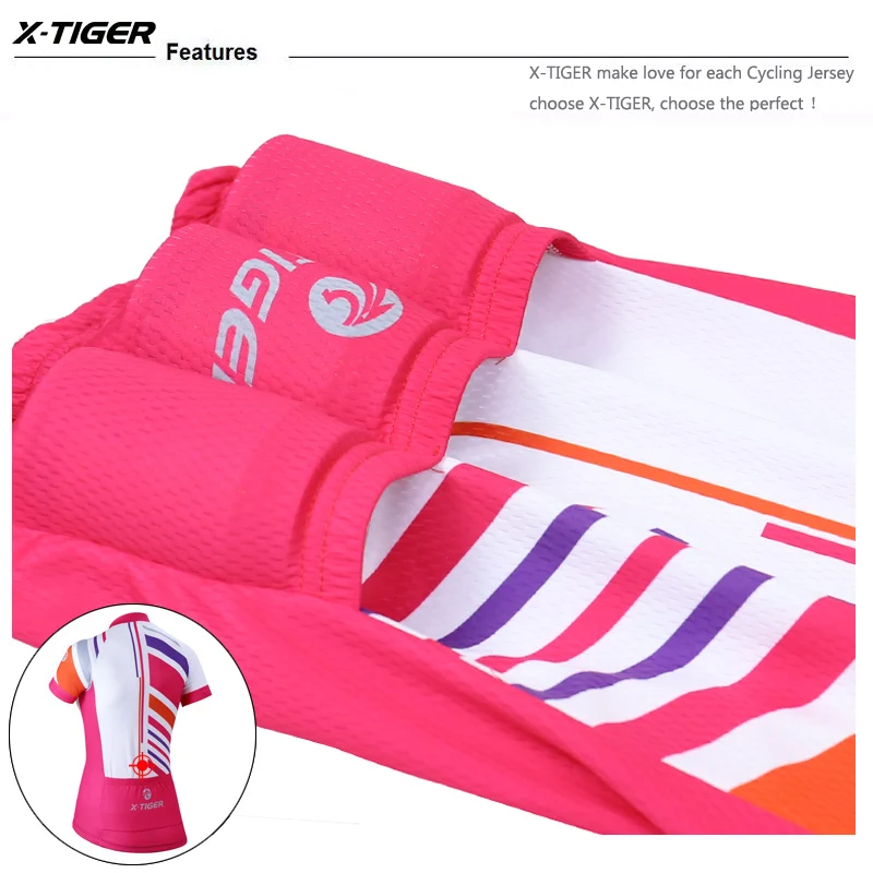Велосипедная майка женская X-Tiger дышащая для езды на горном велосипеде | Спорт и