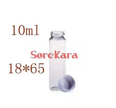 5 шт. 10 мл прозрачное стекло 18*65 уплотнительный флакон для реагента бутылка проба