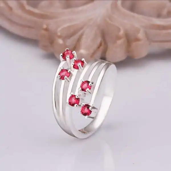 2017 настоящие кольца anillos Свадебные оптом из стерлингового серебра 925 пробы модные