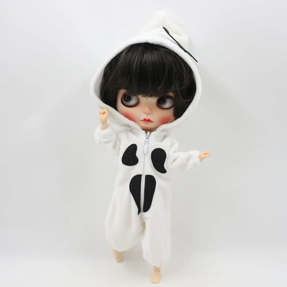 Наряды для куклы Blyth одежда сна на Хэллоуин повязка тыкву с накидкой костюм