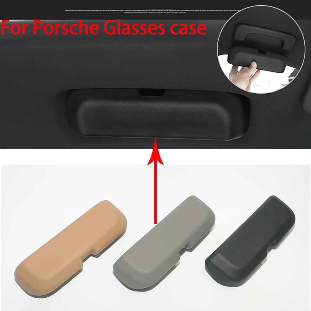 

Original Car styling Sunglasses storage Box Sunglass Eye Glasses Holder Box Case For Porsche Macan Cayenne Panamera