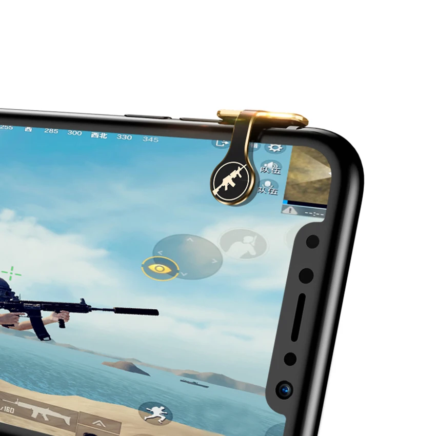 Стиль шлема для игр PUBG mibile геймпад телефона с триггером кнопка огня клавиша