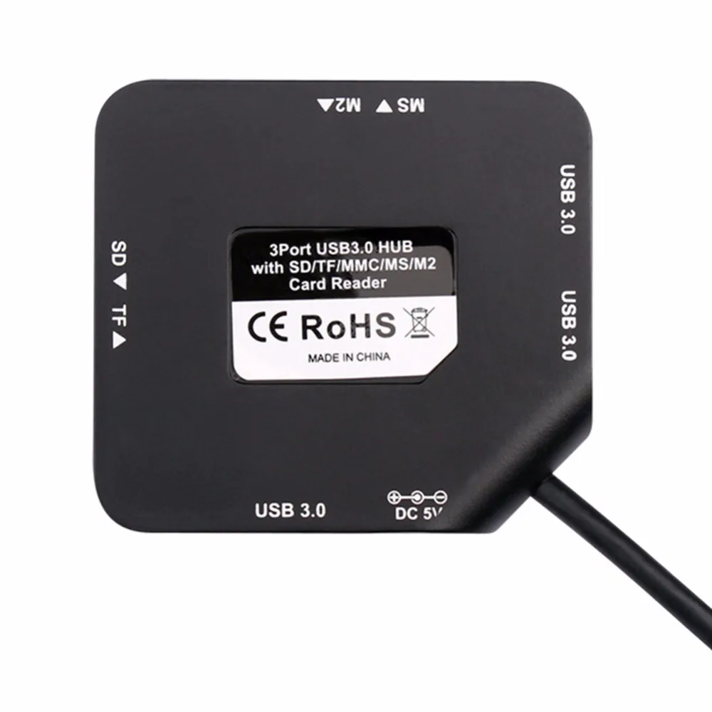 Хаб с разъемом типа C Стандартный USB 3 0 док станция портами и 4 слотами для чтения