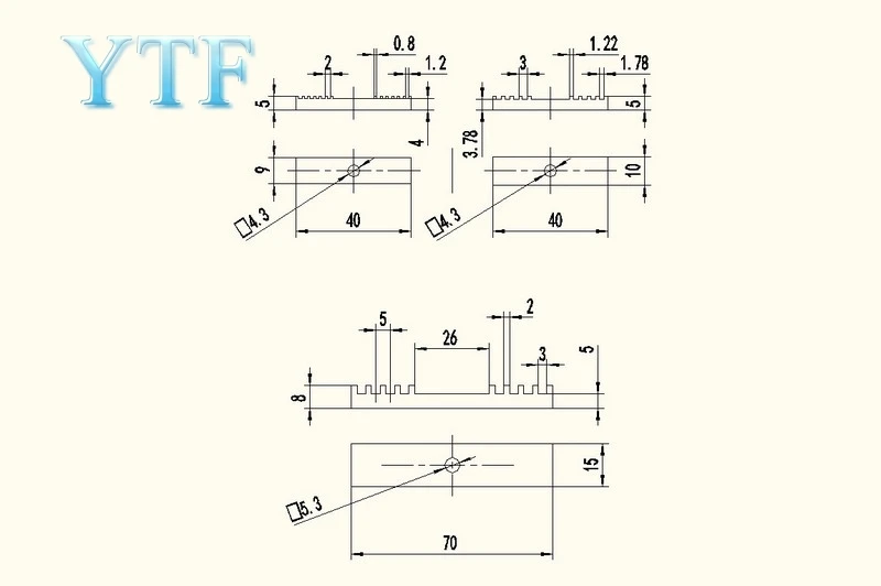 Запчасти для 3D принтера Reprap открытие 2gt Gt2 статор ремня ГРМ синхронного