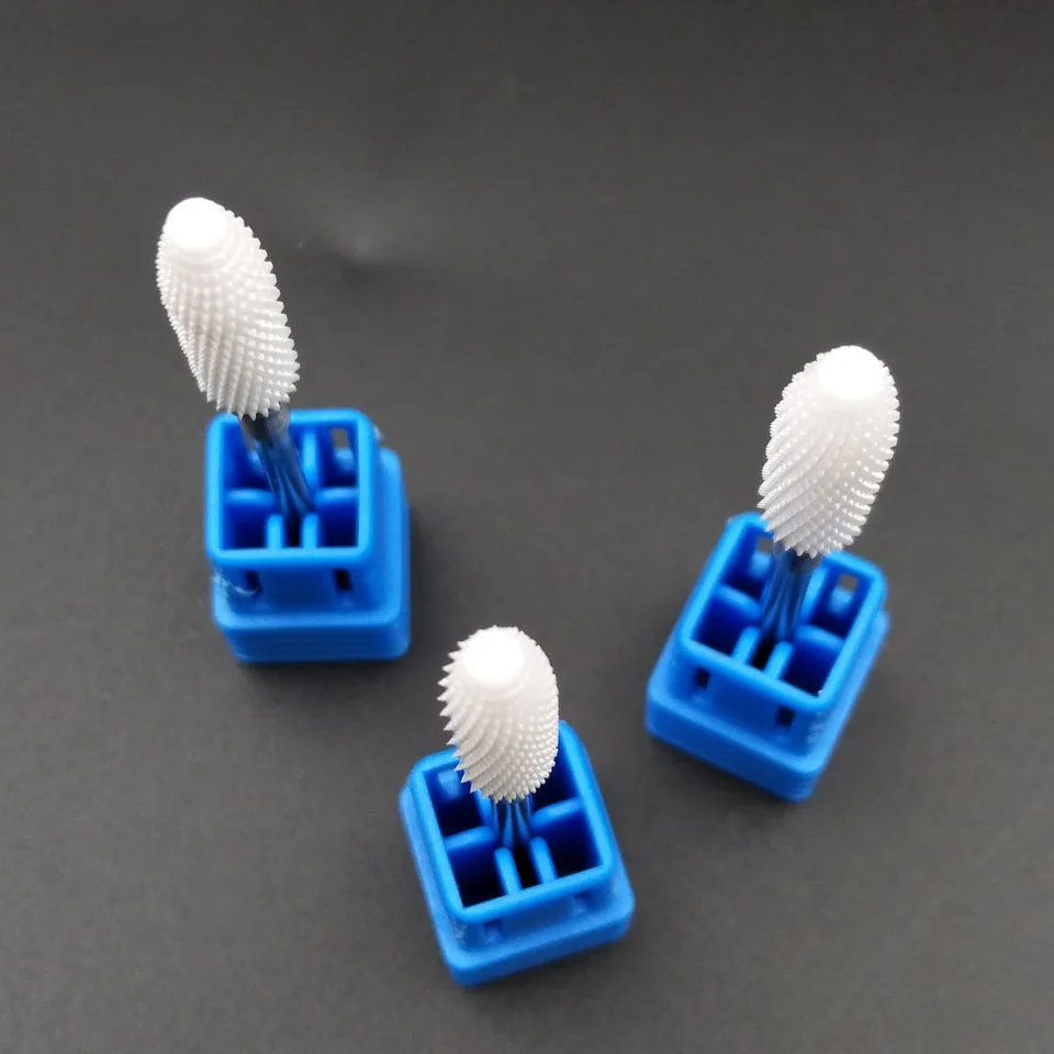 Большое керамическое сверло для педикюра HYTOOS инструменты кутикулы 3/32 дюйма биты