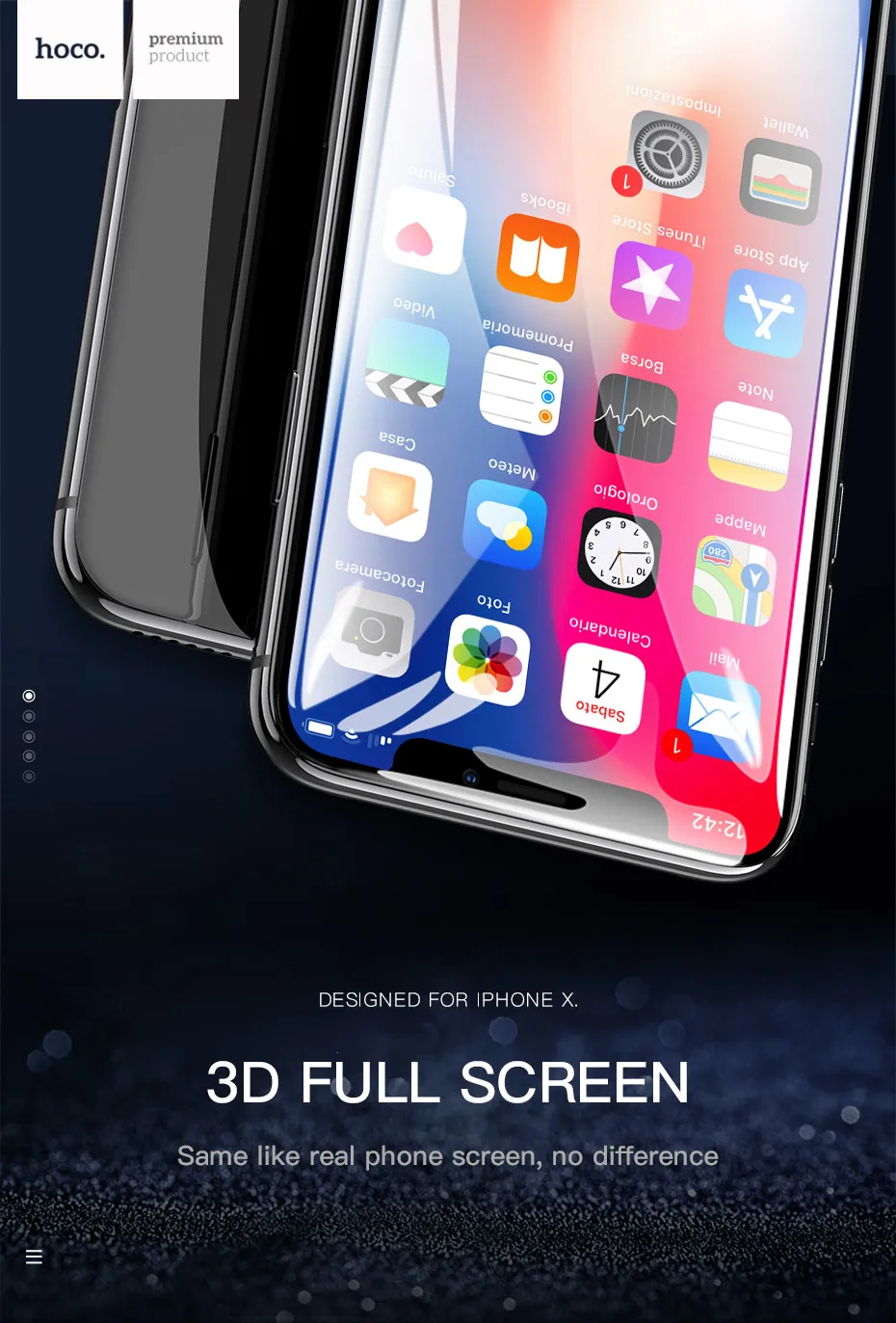 HOCO полное покрытие закаленное стекло для iPhone 11 Pro Max XR X XS Max защита экрана 3D Защитное стекло для iPhone 7 8 Plus
