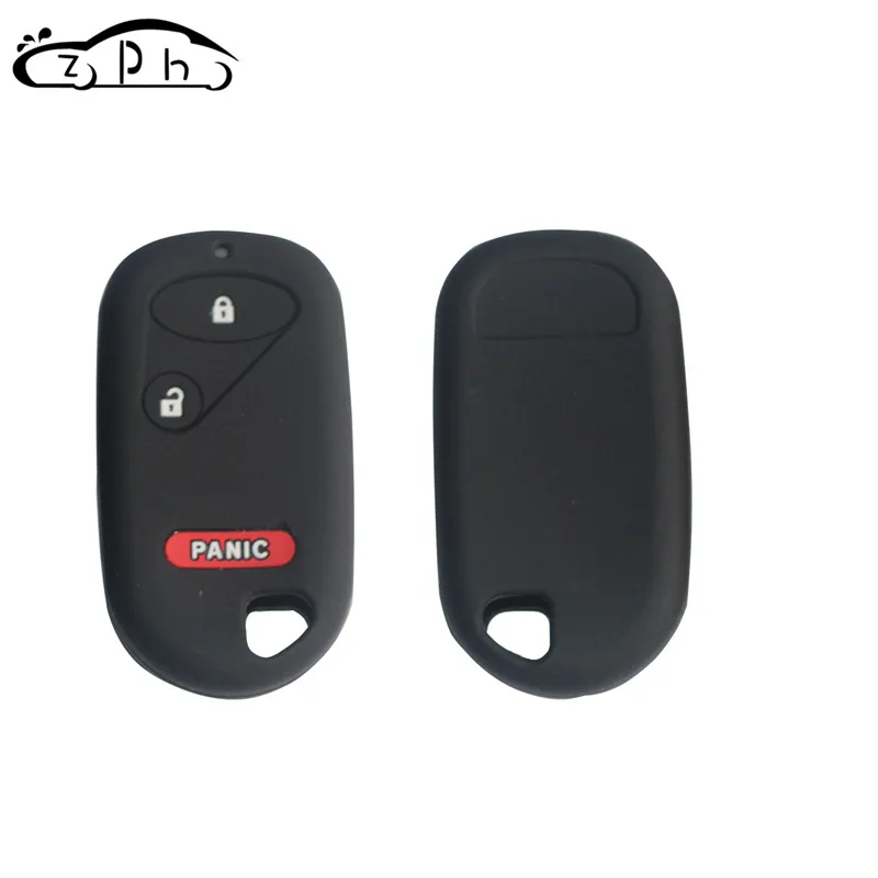 3 кнопки 2 + 1 Тревожная Силиконовая задняя крышка для Honda Civic Accord vision Pilot 2001 - 2005