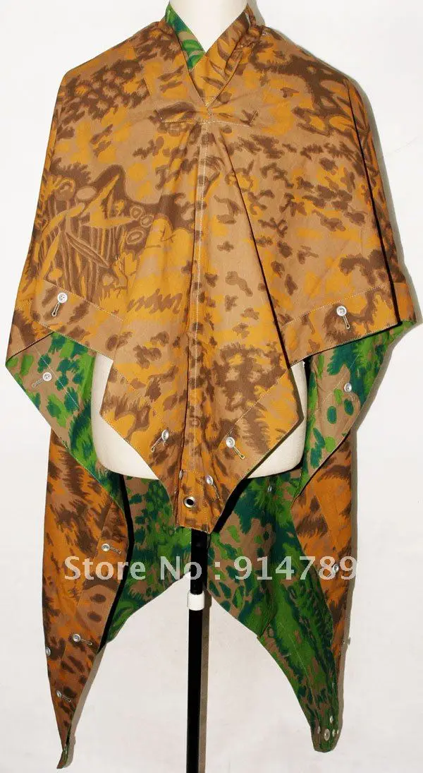 Двусторонняя камуфляжная палатка с пальмами времен Второй мировой войны