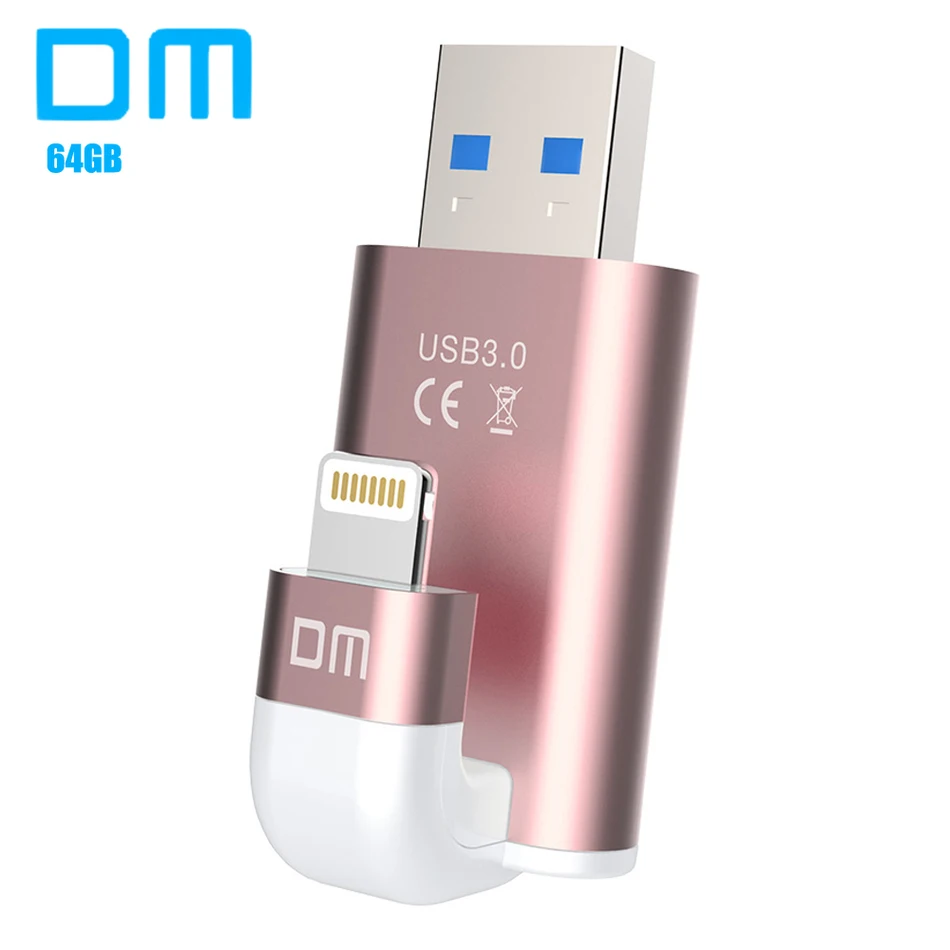Оригинальный DM APD003 8 Булавки 32 ГБ 64 128 USB 3.0 U диска флэш накопитель Совместимость с