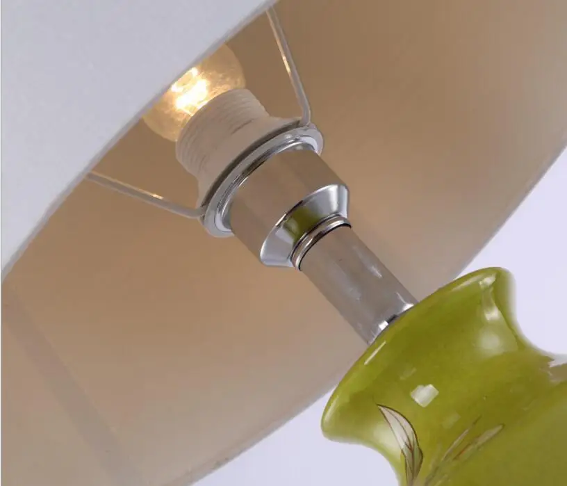 Традиционная винтажная китайская керамическая Настольная лампа E27 элегантное