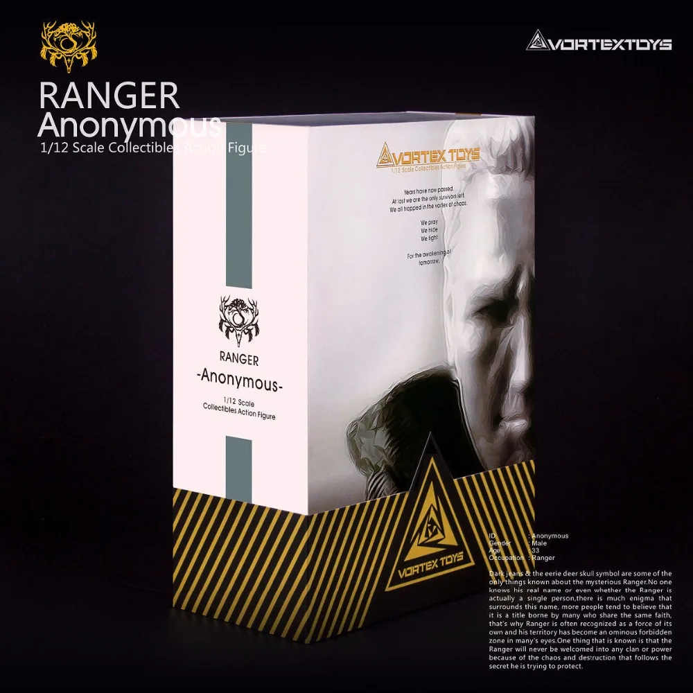 Экшн фигурка Vortex Toys YEW Series Ranger Anonymous 1/12|action figure|figures action figurefigure |