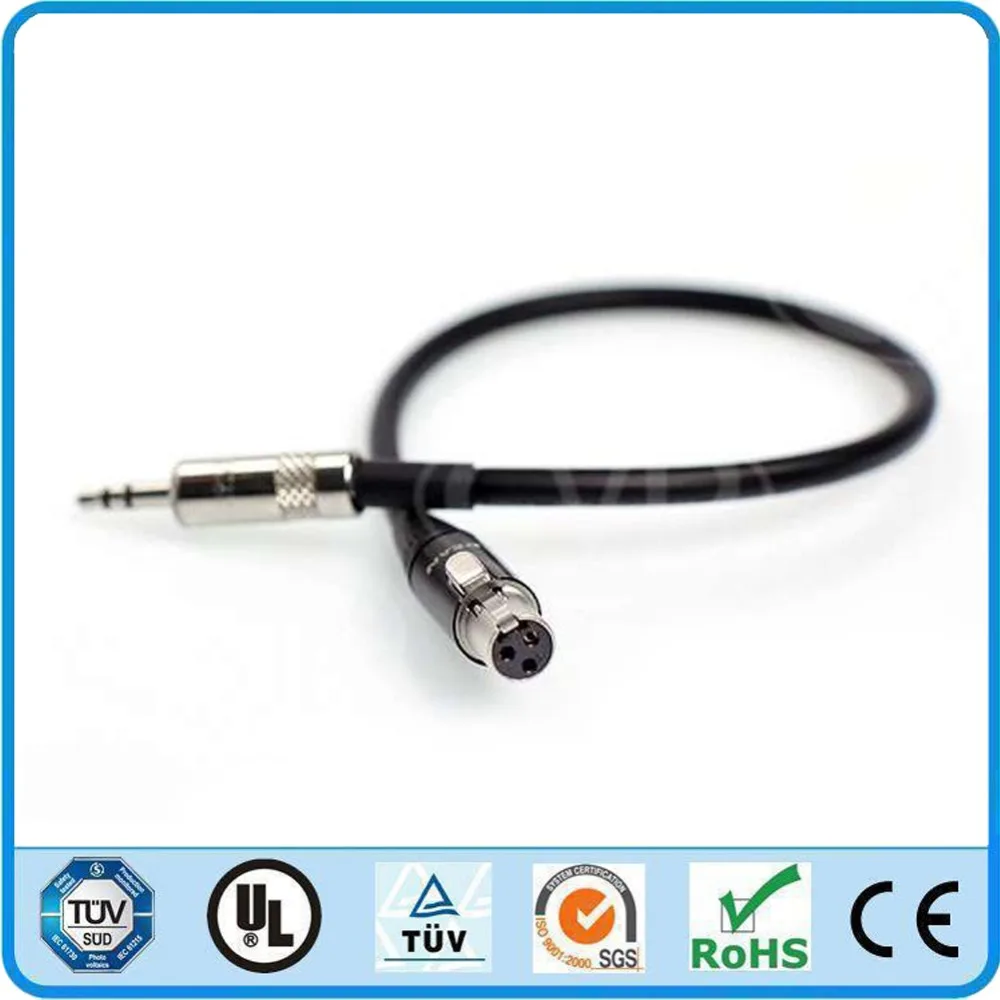 XL 3 Audio смесительный кабель pin Mini XLR to 5mm jack для звуковых устройств