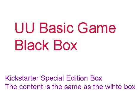UUBlack pack Лучшее качество UU настольная игра единороги карточная игра на английском языке - Цвет: UUBlack pack