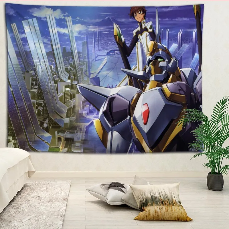 Новое поступление гобелен с принтом Geass индивидуальным кодом больше размеров