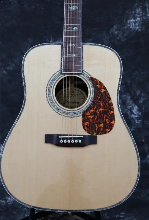 Starshine sr-rs-d45a акустической Гитары Гровер тюнер Массив ель Топ Фишман EQ золотистой