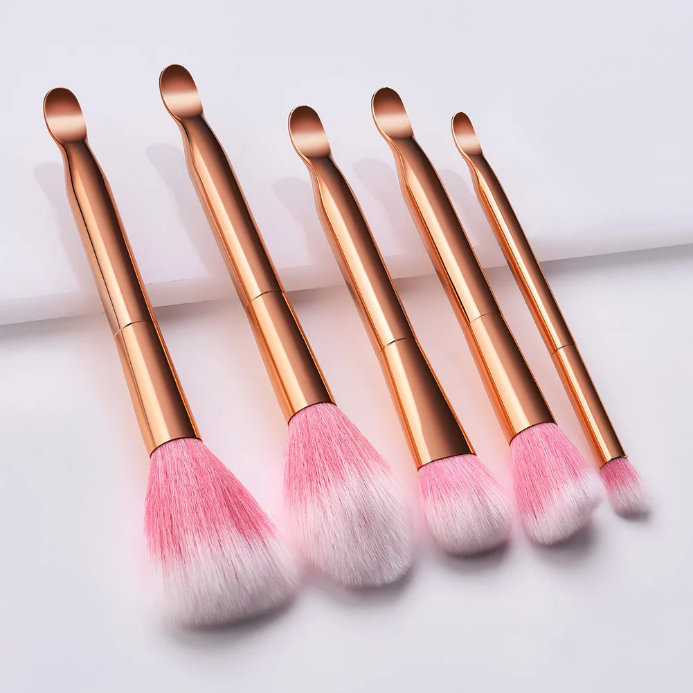 

Makeup Brush Kit Plastic Handle Nylon Brush Hair Cosmetic Tools Kit 669