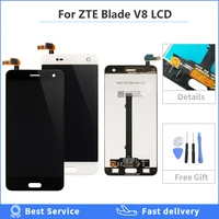 5 2 for zte blade v8 bv0800 lcd display touch screen replacement digitizer assembly for zte blade v8 display phone repair tools
