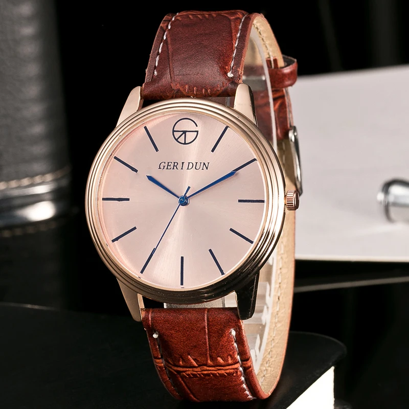 Top Brand Watches Men Relojes Mujer 2017 Luxury Business Wrist Watch Women Leather Quartz Sport Mens Hours Clock Relogio | Наручные часы