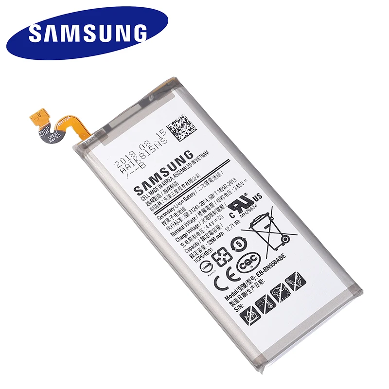 SAMSUNG оригинальный запасной EB-BN950ABE батареи для Samsung GALAXY Note 8 Note8 N9500 N9508 SM-N950F проект
