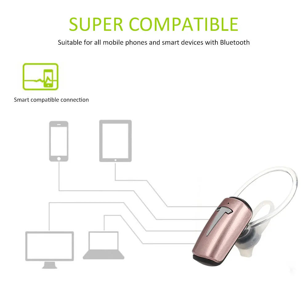 Мини беспроводные Bluetooth наушники спортивные с микрофоном гарнитура для iPhone 8 X