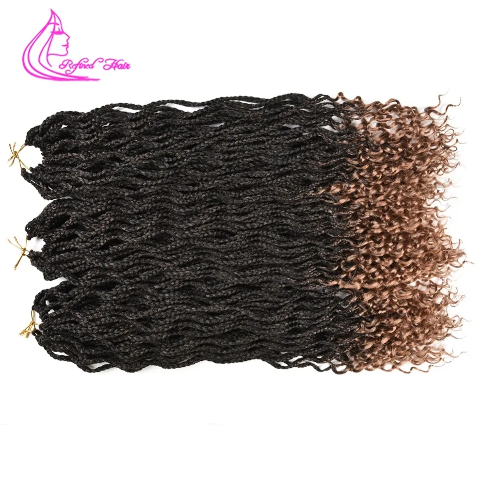 Изысканный Hair18 24 дюймов коробка Вязание косичками волосы из канекалона