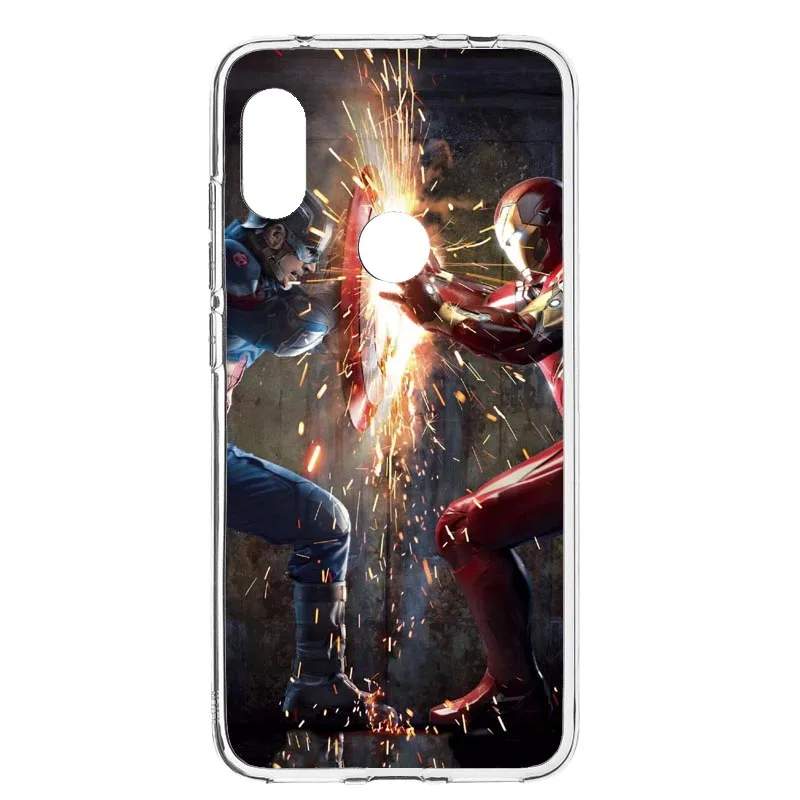 Чехол Marvel Superman Hombre de Hierro Batman DC Comics silicona для Xiaomi Mi 9T Redmi NOTE5A NOTE5 Pro Xiao mi 8