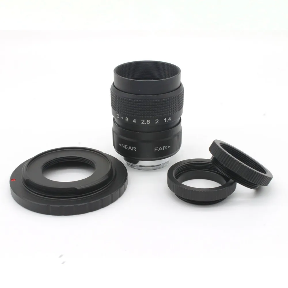Фуцзянь 25 мм f/1.4 Объективы для видеонаблюдения крепление+ Macro Ring для Fuji Fujifilm x-a2 X-A1 x-a3 x-t1 X-E1 X-E2 /e2s x-t10/20 x-1m