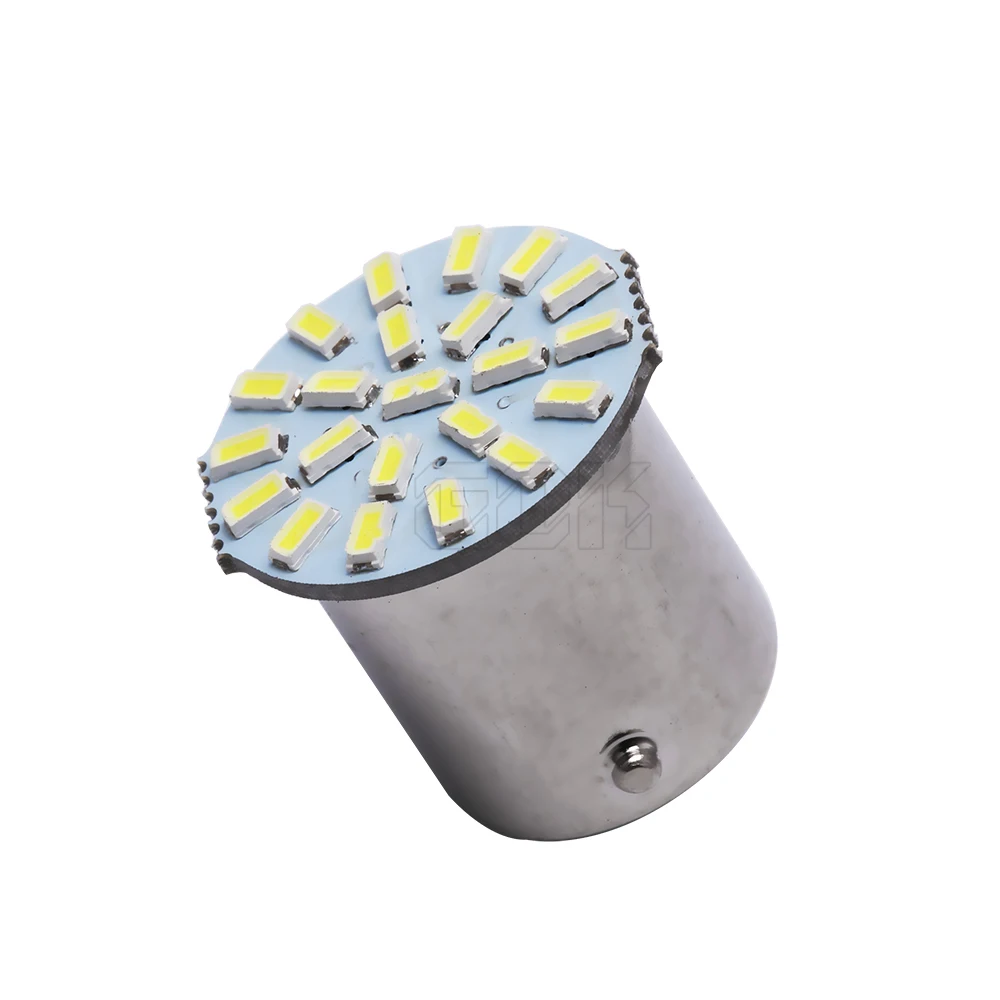 Оптовая продажа 50 шт. S25 1156 22smd led 3014 BA15S bay15d 1157 22led свет Автомобильный поворотный