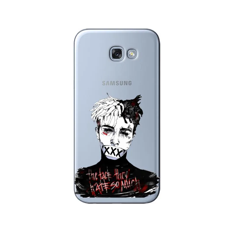 Новейшая мода xxxtentacion хип хоп Rapper Мягкий Силиконовый ТПУ чехол для телефона Samsung