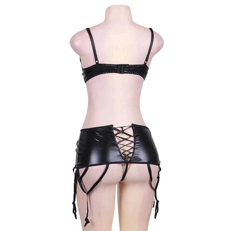 

Hot Sexy Lingerie Lace Nightwear Erotic Lingerie Sleepwear Women Summer Sleep Dress Halter Backless Women Babydoll Dress