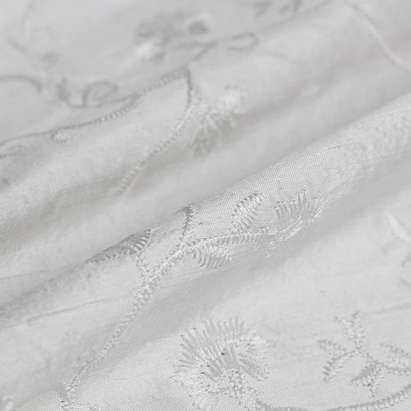 Pearlsilk 22Momme утепленная тяжелый Doupion шелк с вышивкой шелк тутового шелкопряда материалов платье DIY Одежда ткани