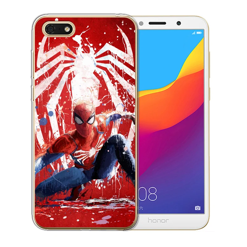 Чехол с изображением фламинго don't touch my phone Spiderman для Huawei Honor 6X 7 7X 7C 7A Pro 8 Lite 9 10 Nova