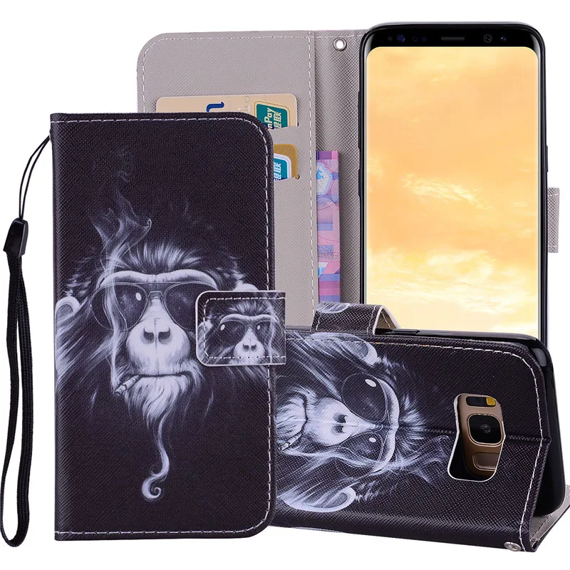 Кожаный флип-чехол для samsung Galaxy S7 край S8 S9 S10 плюс S5 Neo A3 A5 J3 J5 J4 J6 плюс A7 M10 M20 M30 A30 A50 крышка