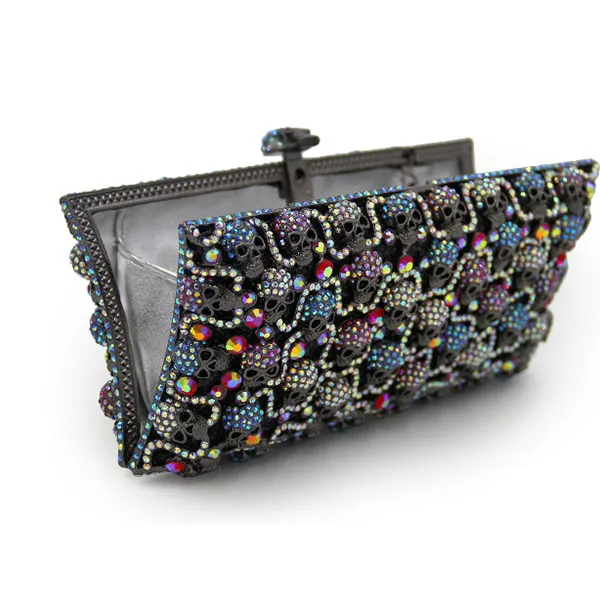 New Arrival Women birthday present Evening Bags Luxury Crystal Clutch Ladies Wedding Bag With Chain Party Purse And Handbags | Багаж и