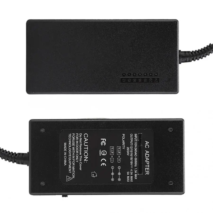 96W адаптер питания DC 12V ~ 24V Выход Универсальный ноутбук 8 контактный 100