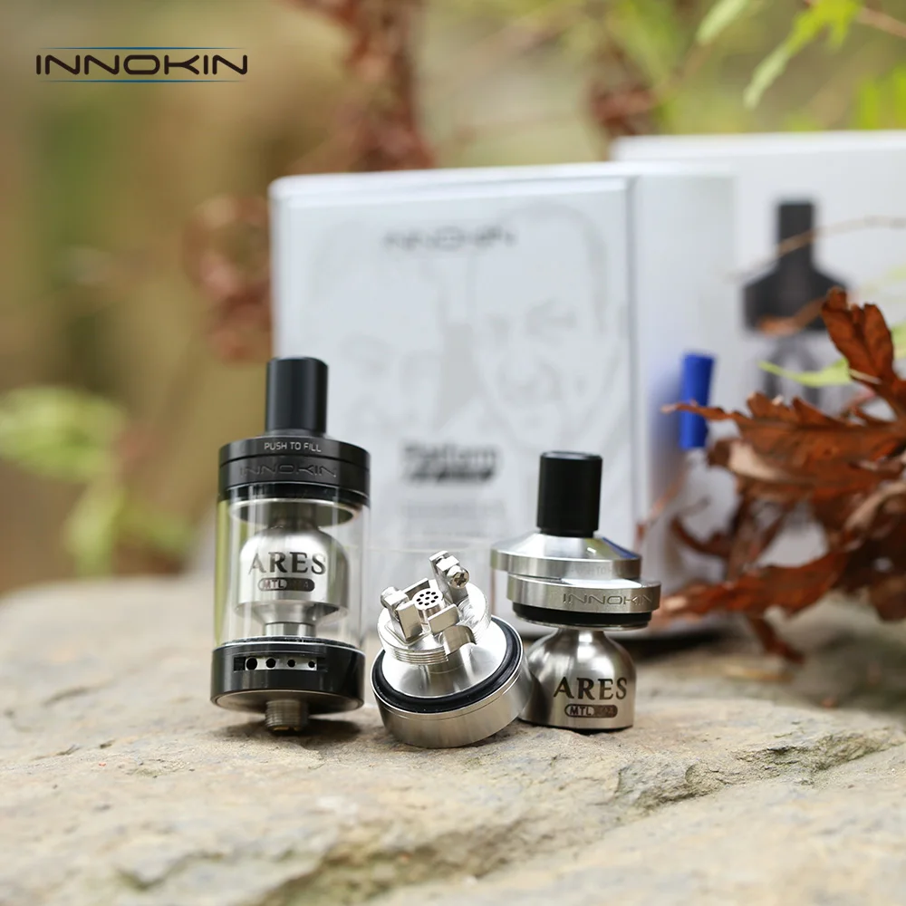 Оригинальный Innokin Ares RTA бак Vape 5 мл атомайзер с верхней стороны заполняющий рот в