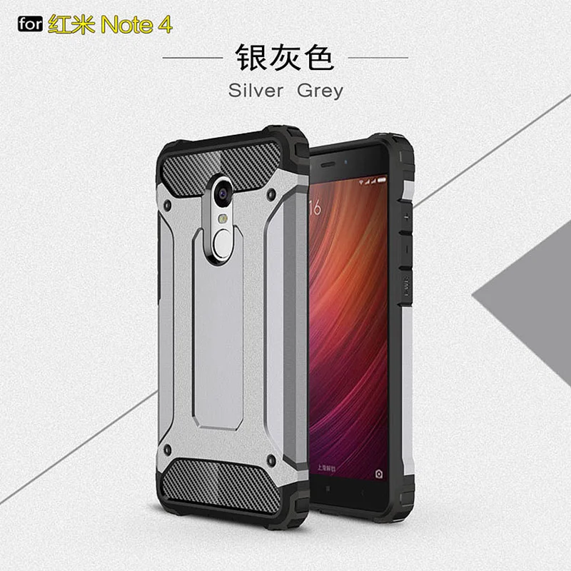 Coque 5,5 для Xiaomi Redmi Note 4 чехол для Xiaomi Redmi Note 4X4 Note4X Note4 Pro Global телефона чехол-лента на заднюю панель - Цвет: Silver Gray