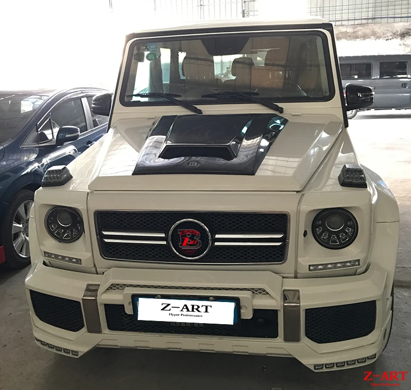 Z ART углеродное волокно капота двигателя для Mercedes Benz G class крышка класса W463