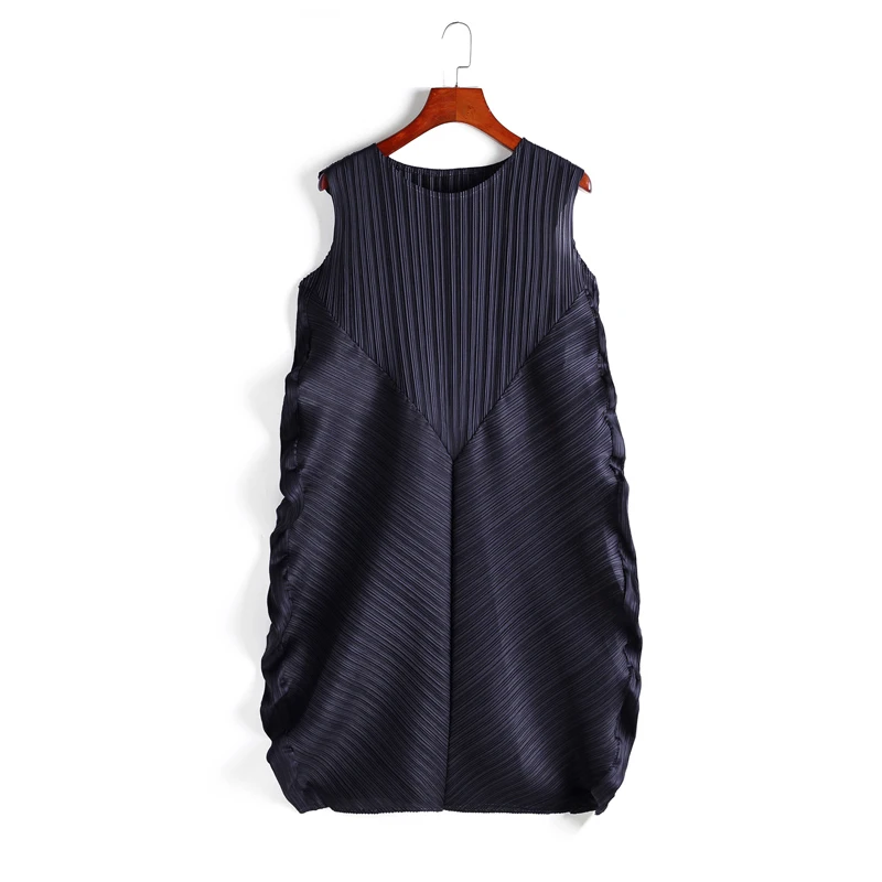 Changpleat 2019 новые летние женские платья miяк плиссированные модные дизайнерские без
