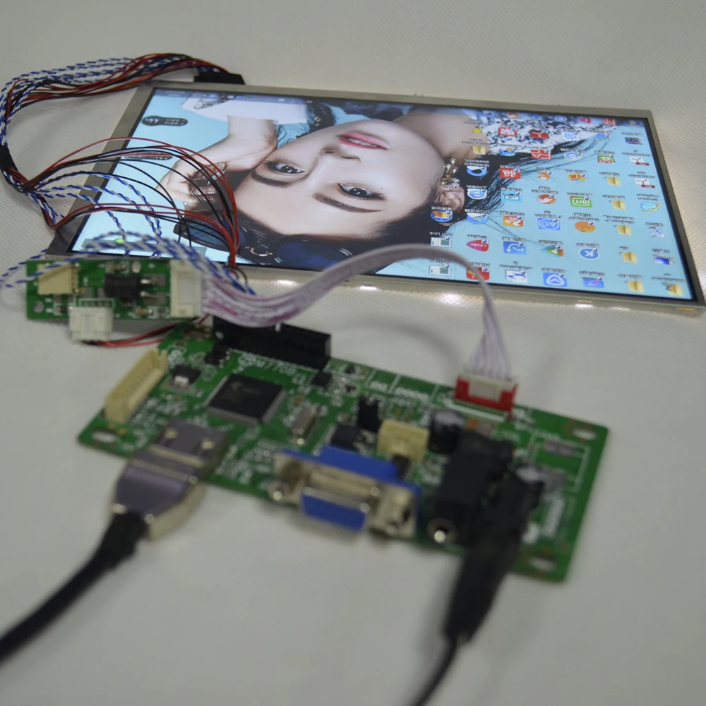 8 дюймовый 1280*800 IPS ЖК комплект для Raspberry Pi HDMI VGA с высоким разрешением промышленный