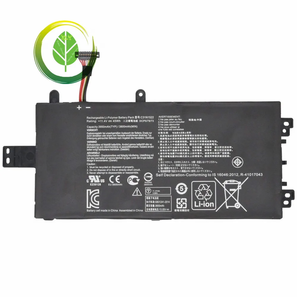 Аккумулятор 11 4 в/45 Вт/ч 0B200 01880000 3ICP5/79/73 C31N1522 для ASUS N593UB 1A Q553U|Аккумуляторы