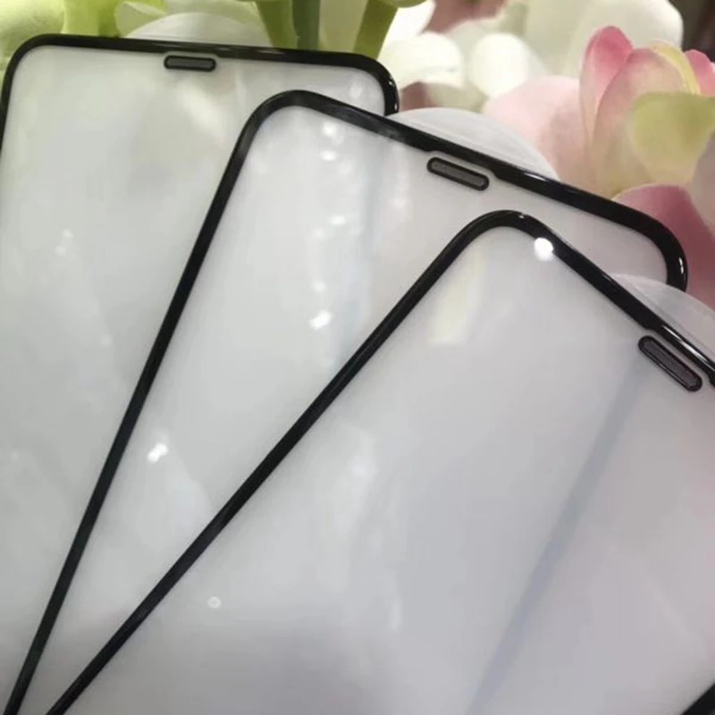 4D Анти-пыль полное покрытие из закаленного стекла протектор экрана для Iphone 11 pro max X Xr Xs max HD наушник изогнутая твердость защита